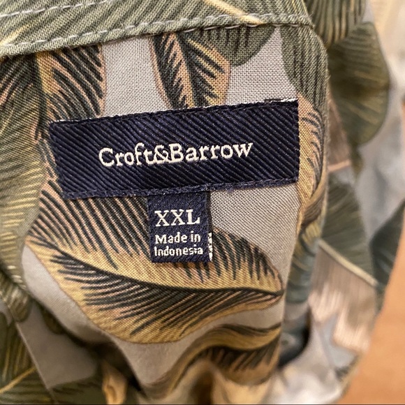 Croft and Barrow Hawaiian Button Down Shirt - Picture 3 of 5